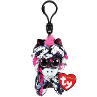 TY BEANIE BOOS FLIPPABLES ZOEY ZEBRA CLIP