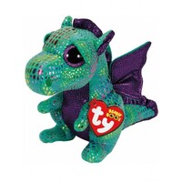 TY BEANIE BOOS CINDER GREEN DRAGON REGULAR