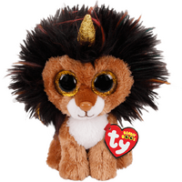 TY BEANIE BOOS RAMSEY LION WITH HORN REGULAR