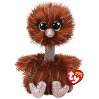 TY BEANIE BOOS ORSON BROWN EMU REGULAR