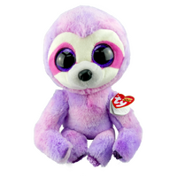 TY BEANIE BOOS DREAMY PURPLE SLOTH REGULAR