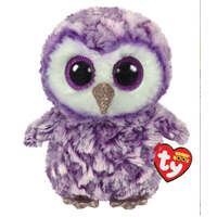 TY BEANIE BOOS MOONLIGHT PURPLE OWL REGULAR