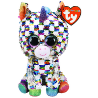 TY BEANIE BOOS FLIPPABLES COSMO UNICORN REGULAR