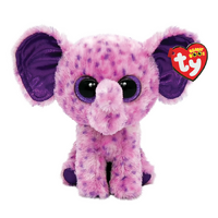 TY BEANIE BOOS EVA ELEPHANT REGULAR