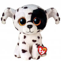 TY BEANIE BOOS SPOTTED DOG LUTHER REGULAR