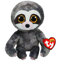 TY BEANIE BOOS DANGLER GREY SLOTH MEDIUM