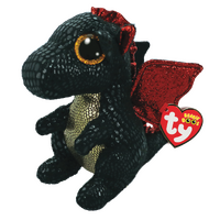 TY BEANIE BOOS GRINDAL DRAGON MEDIUM PLUSH