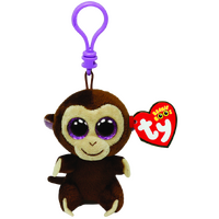 TY BEANIE BOOS COCONUT BROWN MONKEY CLIP