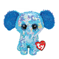 TY BEANIE BOOS FLIPPABLES STUART ELEPHANT MEDIUM