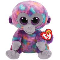 TY BEANIE BOOS ZURI MULTICOLOURED MONKEY REGULAR