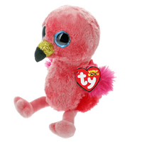 TY BEANIE BOOS GILDA PINK FLAMINGO REGULAR