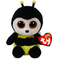 TY BEANIE BOOS BUZBY YELLOW BEE REGULAR