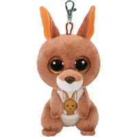 TY BEANIE BOOS KIPPER BROWN KANGAROO CLIP