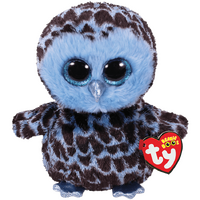 TY BEANIE BOOS YAGO BLUE OWL REGULAR