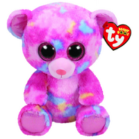 TY BEANIE BOOS FRANKY MULTICOLOUR BEAR REGULAR