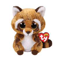 TY BEANIE BOOS RUSTY RACCOON REGULAR