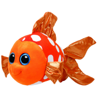 TY BEANIE BOOS SAMI THE ORANGE FISH MEDIUM