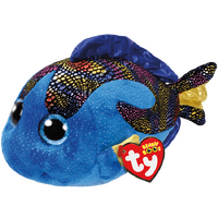 TY BEANIE BOOS AQUA FISH MEDIUM