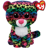 TY BEANIE BOOS DOTTY MULTICOLOUR LEOPARD REGULAR