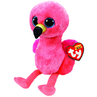 TY BEANIE BOOS GILDA THE PINK FLAMINGO MEDIUM