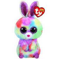 TY BEANIE BOOS BLOOMY PASTEL MULTICOLOUR BUNNY REGULAR