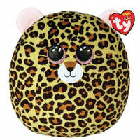 TY SQUISHY BEANIES LIVVIE LEOPARD 35CM SQUISH PLUSH