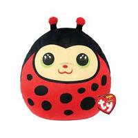 TY SQUISHY BEANIES IZZY LADY BUG 35CM SQUISH PUSH