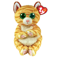 TY BEANIE BELLIES MANGO GOLD CAT REGULAR PLUSH