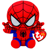 TY ORIGINAL BEANIE BABIES MARVEL SPIDER-MAN REGULAR PLUSH