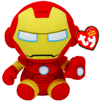 TY ORIGINAL BEANIE BABIES MARVEL IRON MAN REGULAR PLUSH