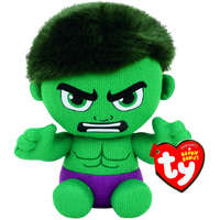 TY ORIGINAL BEANIE BABIES MARVEL HULK REGULAR PLUSH