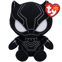 TY ORIGINAL BEANIE BABIES MARVEL BLACK PANTHER REGULAR PLUSH