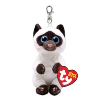 TY BEANIE BOOS MISO SIAMESE CAT PLUSH CLIP