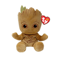 TY ORIGINAL BEANIE BABIES MARVEL GROOT REGULAR SOFT PLUSH