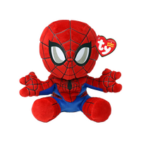 TY ORIGINAL BEANIE BABIES MARVEL SPIDER-MAN REGULAR SOFT PLUSH