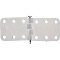 DU-BRO 119 - SMALL NYLON HINGES HINGE PIN LOCKED IN PLACE 15 PKG