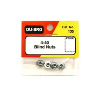 DU-BRO 135 BLIND NUTS 4-40