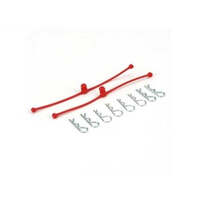 DU-BRO 2248 BODY KLIP RETAINER RED CLIP HOLDER 2 PACK DUBRO