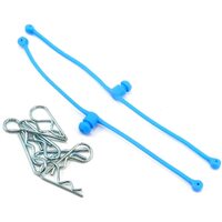 DU-BRO 2249 BODY KLIP RETAINER BLUE 2PC PER PACK