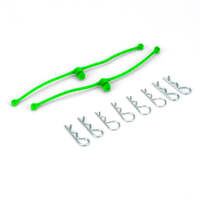 DU-BRO 2253 BODY KLIP RETAINER LIME GREEN