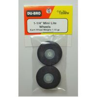 DU-BRO 125MW MINI LITE WHEELS 1.25INCH 2PIECES