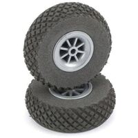 DU-BRO 250DL - 2-1/2 INCH DIAMOND LITE WHEELS 2 PIECES