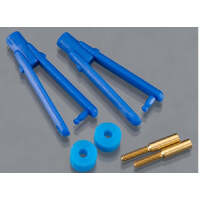 DU-BRO 974-BL  LONG ARM MICRO CLEVIS BLUE FOR .047