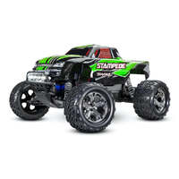 TRAXXAS 36054-61 STAMPEDE 2WD XL-5 BRUSHED WITH LED LIGHTS GREEN RTR RC CAR