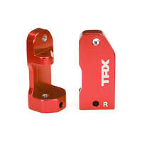 TRAXXAS 3632X CASTER BLOCKS RED ANODIZED