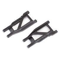 TRAXXAS 3655R SUSPENSION ARMS FRONT/REAR LEFT AND RIGHT BLACK HEAVY DUTY 4X4 RUSTLER