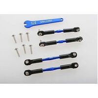 TRAXXAS 3741A TURNBUCKLES CAMBER BLUE ALUMINUM PLUS SPANNER