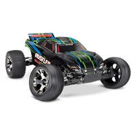 TRAXXAS 37076-4 GREEN RUSTLER VXL 2WD WITH TSM -  BATTERY AND CHARGER NOT INCLUDED