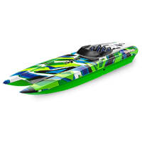 TRAXXAS 57046-4 DCB M41 GREEN WIDEBODY BOAT 80 PLUS KPH