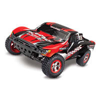 TRAXXAS 58034-61 SLASH RED BRUSHED 2WD SHORT COURSE READY TO RUN RC CAR WITH LED LIGHTS